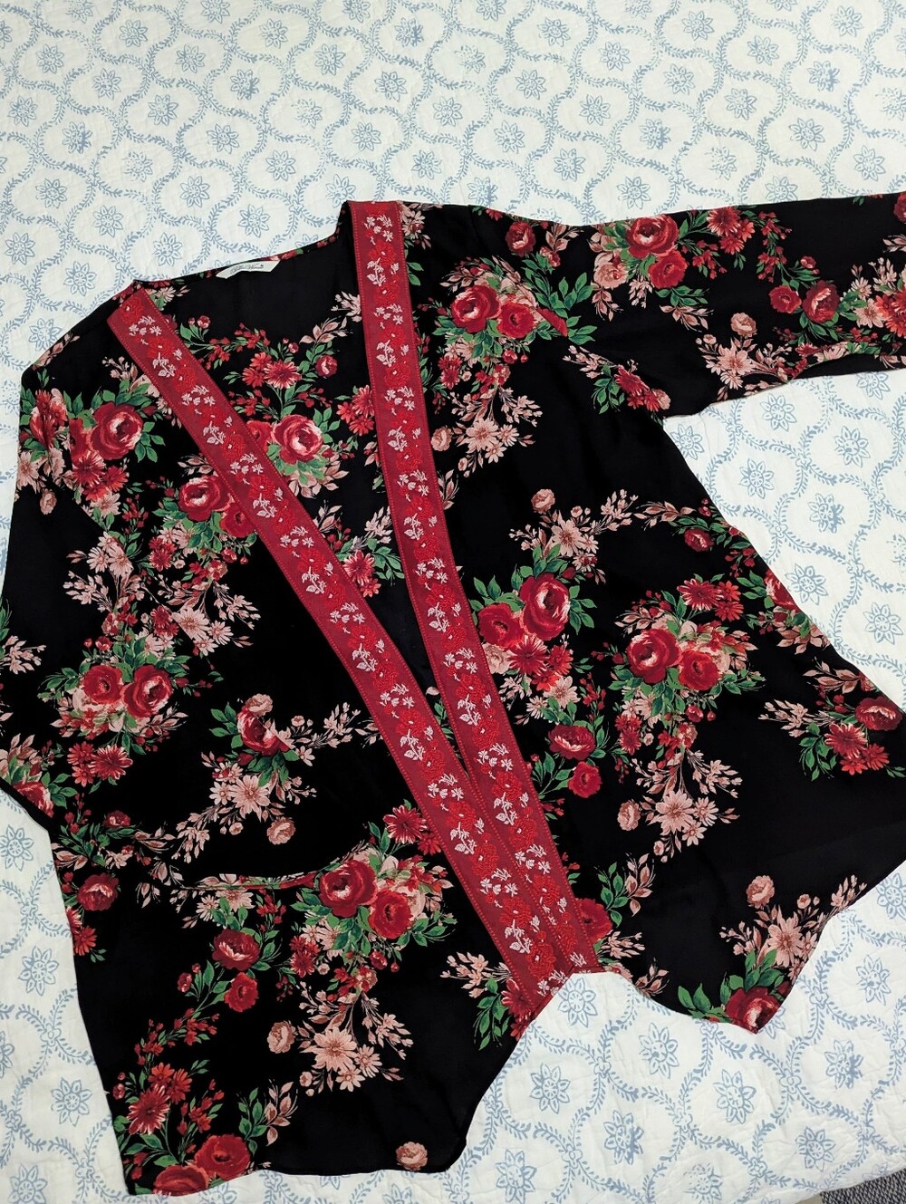Pioneer Woman Sheer Floral Cardigan/Kimono!